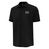 Antigua Florida Gators Activate Woven Short Sleeve Button-Down Shirt