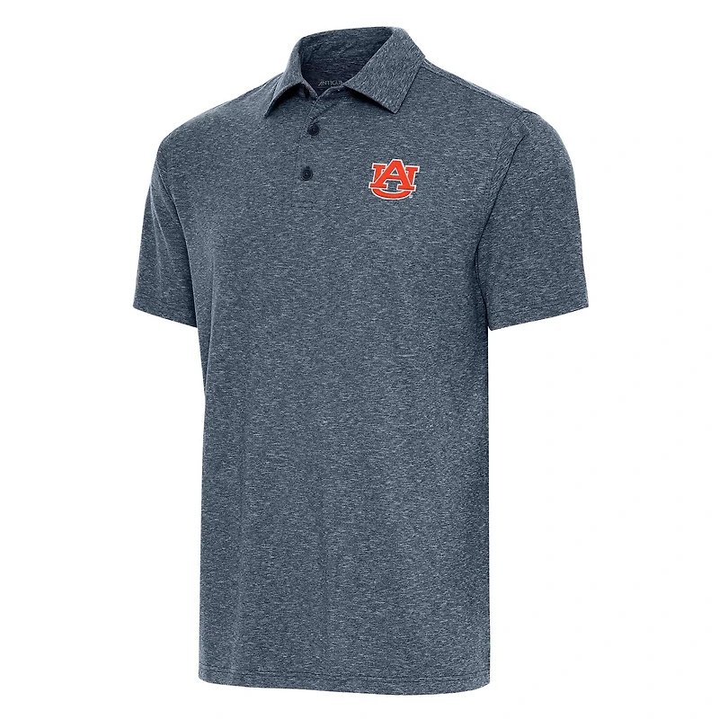 Antigua Heather Auburn Tigers Big  Tall Par 3 Polo