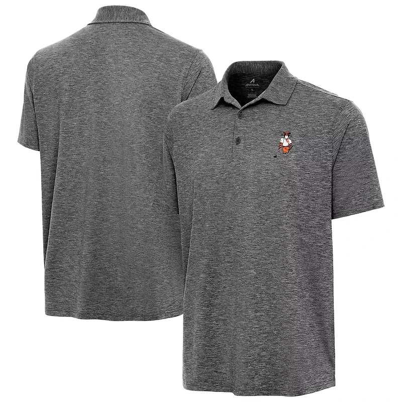 Antigua Heather Clemson Tigers Golfer Par 3 Polo