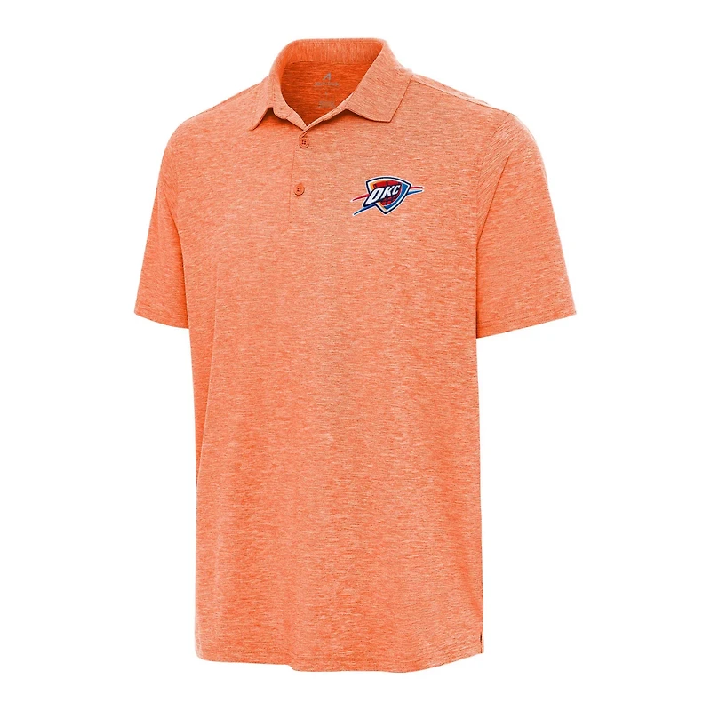 Antigua Heather Oklahoma City Thunder Par 3 Polo