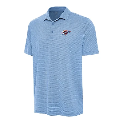 Antigua Heather Powder Oklahoma City Thunder Scheme Polo