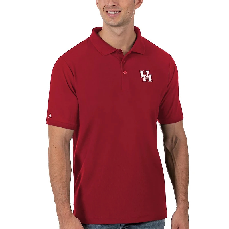 Antigua Houston Cougars Legacy Pique Polo