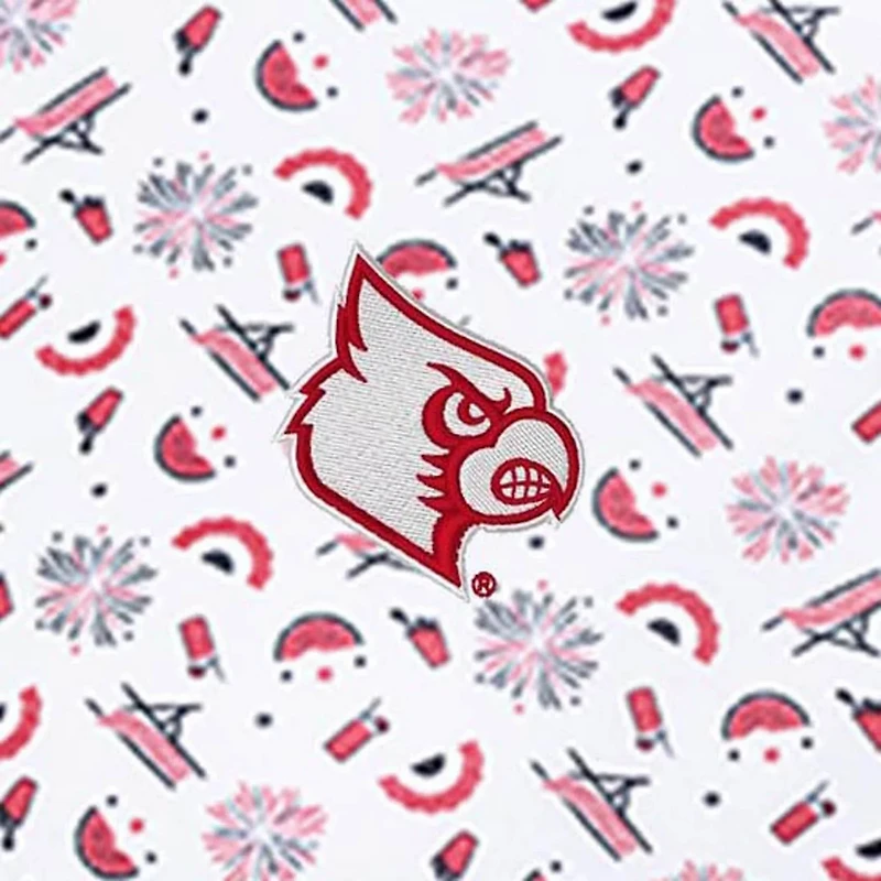Antigua Louisville Cardinals Independence Day Polo