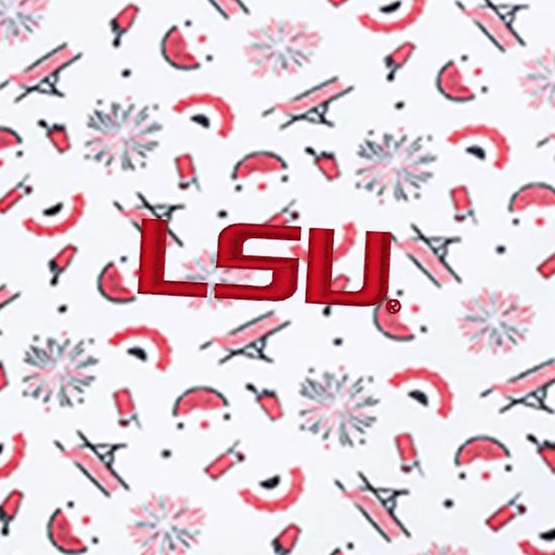 Antigua LSU Tigers Independence Day Polo
