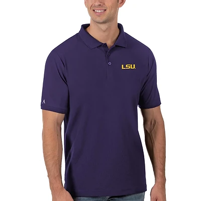 Antigua LSU Tigers Legacy Pique Polo