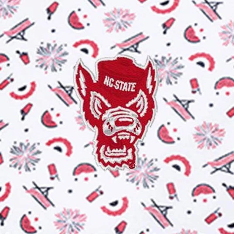 Antigua NC State Wolfpack Independence Day Polo
