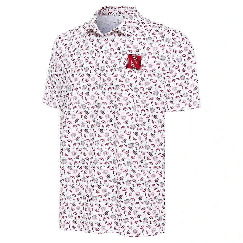 Antigua Nebraska Huskers Independence Day Polo