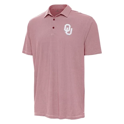 Antigua Oklahoma Sooners Twine Polo