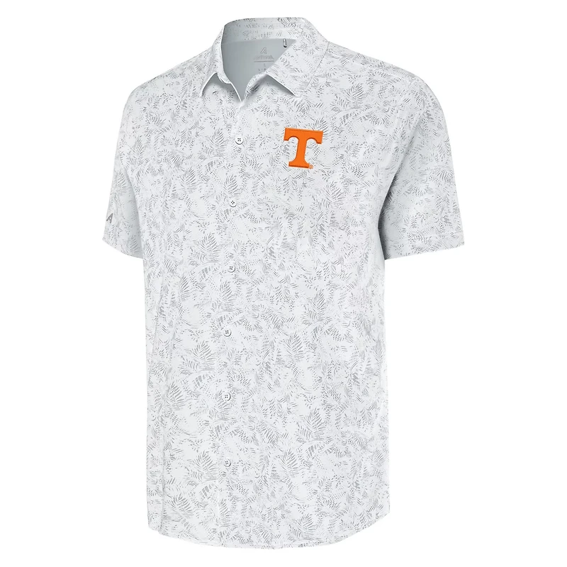 Antigua Tennessee Volunteers Lush Button-Up Shirt