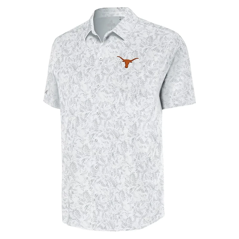 Antigua Texas Longhorns Lush Button-Up Shirt