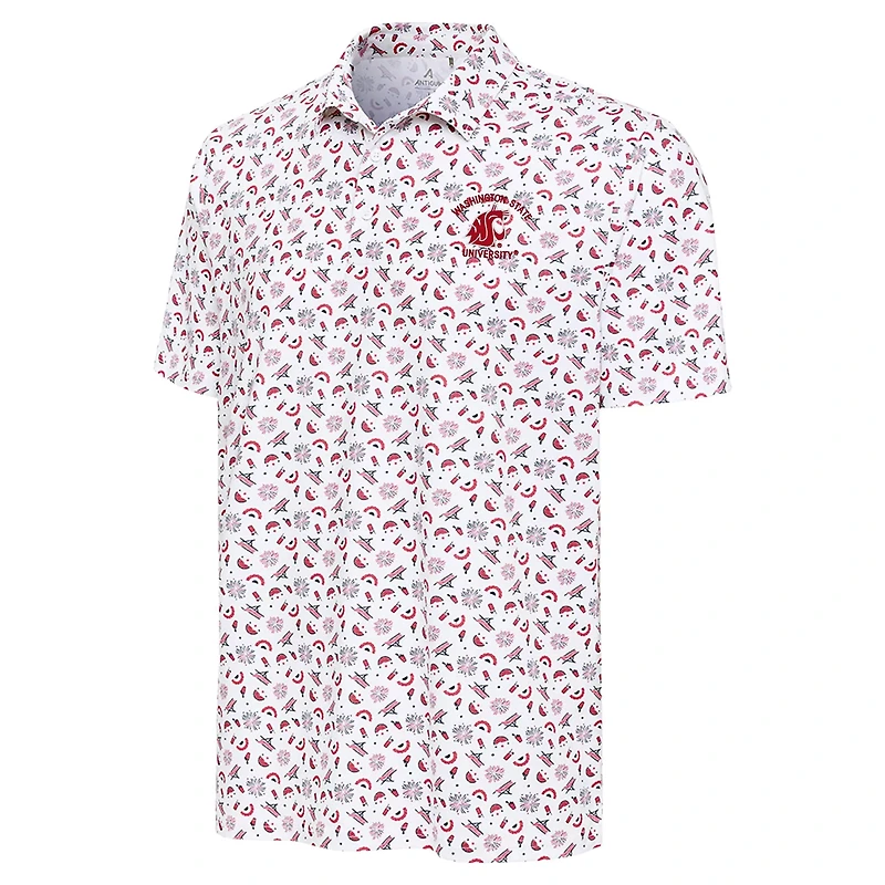 Antigua Washington State Cougars Independence Day Polo
