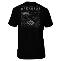 Arkansas Razorbacks Camo Flag Panel T-Shirt