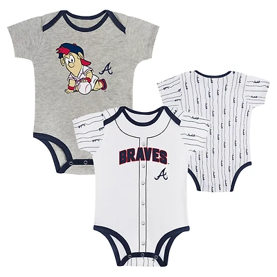 Atlanta Braves Play Ball 2-Pack Bodysuit Set
