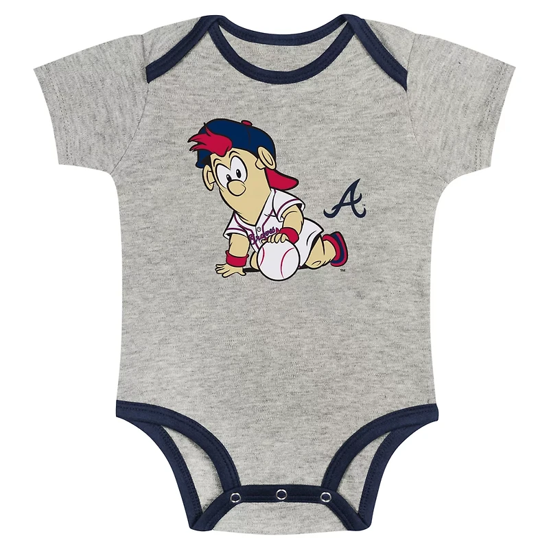 Atlanta Braves Play Ball 2-Pack Bodysuit Set