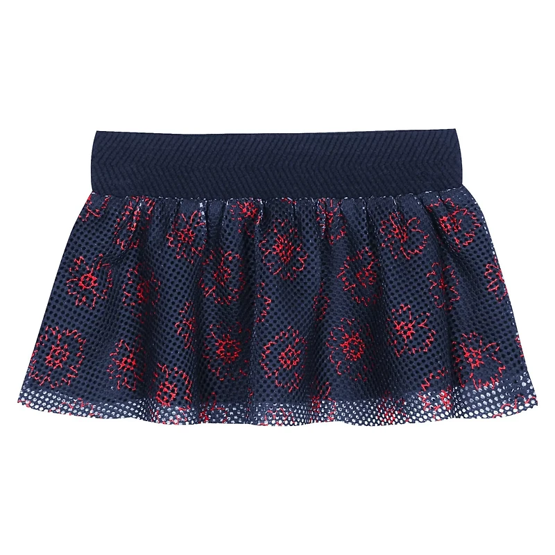 Atlanta Braves Sweet Bodysuit  Skirt Set