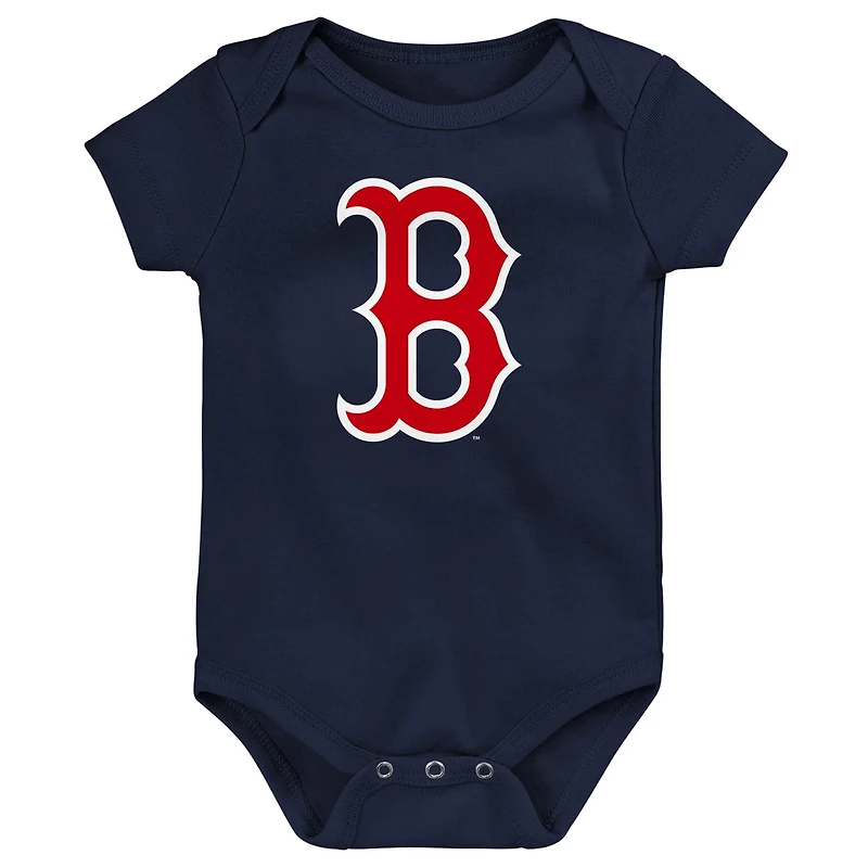 Boston Sox Slide Home Three-Pack Bodysuit Set