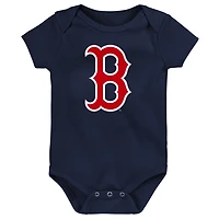 Boston Sox Slide Home Three-Pack Bodysuit Set