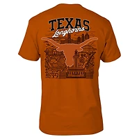 Burnt Texas Longhorns City Line T-Shirt