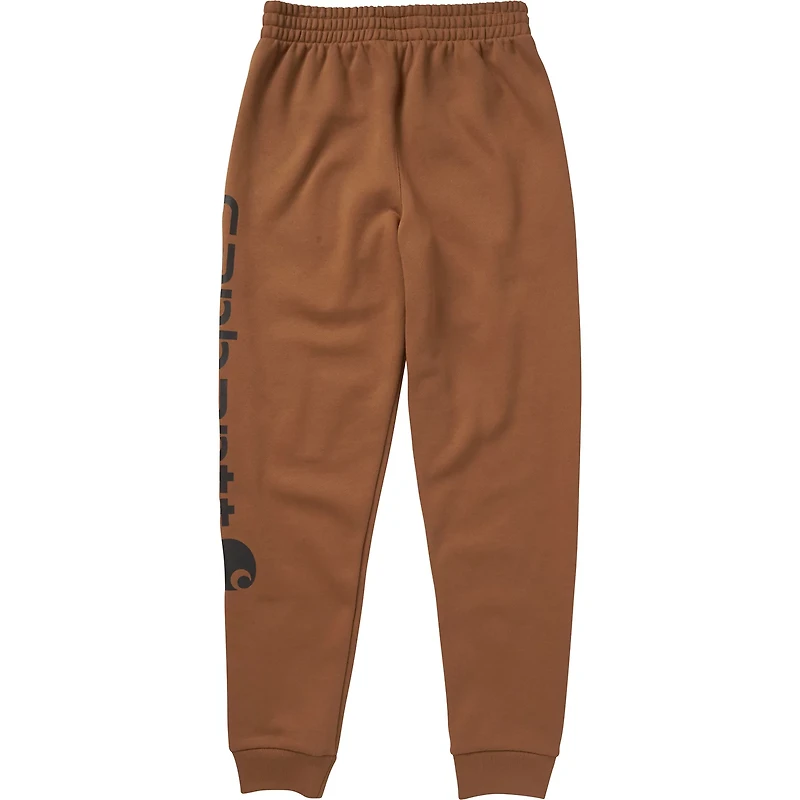 Carhartt Boys' Logo Fleece Sweatpants