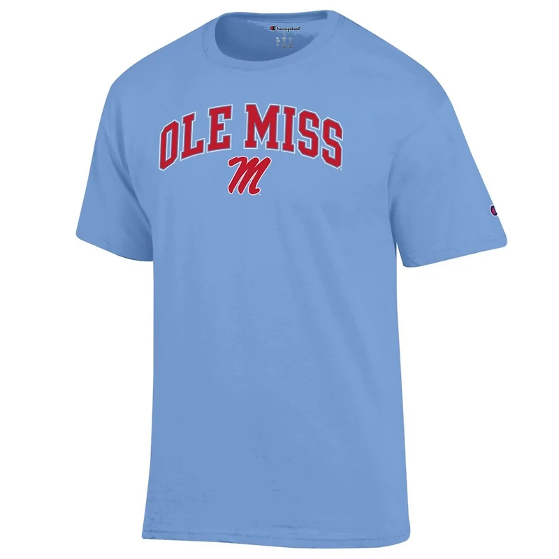 Champion Powder Ole Miss Rebels Arch Over Logo T-Shirt