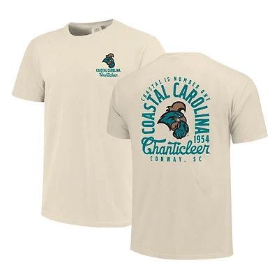 Coastal Carolina Chanticleers Comfort Colors Mascot Overlay T-Shirt