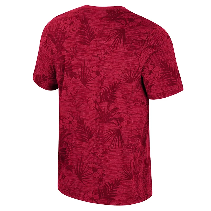 Colosseum Alabama Tide Floral Printed T-Shirt