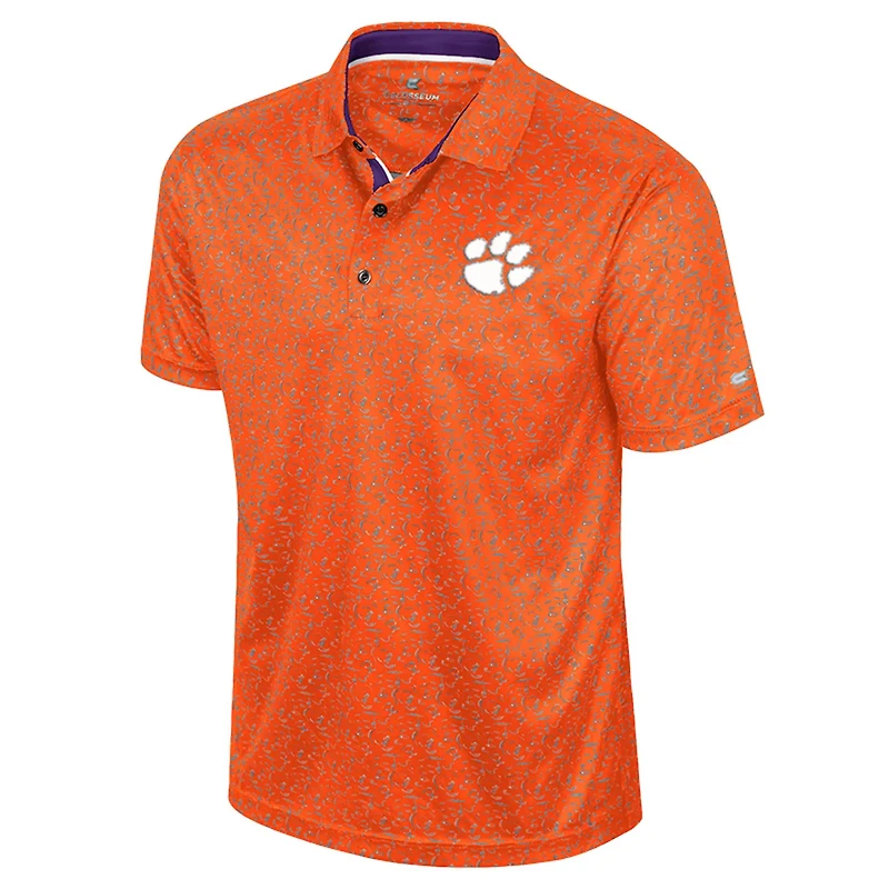 Colosseum Clemson Tigers Sublimated Golf Polo