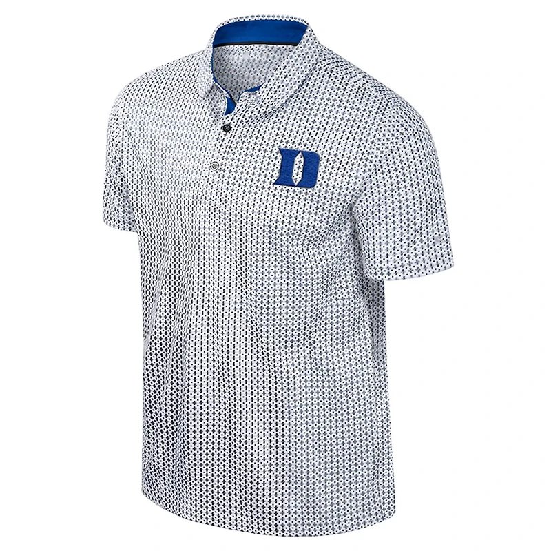 Colosseum Duke Blue Devils Big  Tall Marty Rival Polo