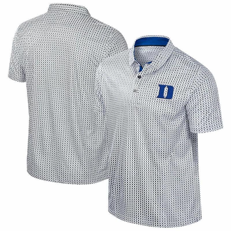 Colosseum Duke Blue Devils Big  Tall Marty Rival Polo