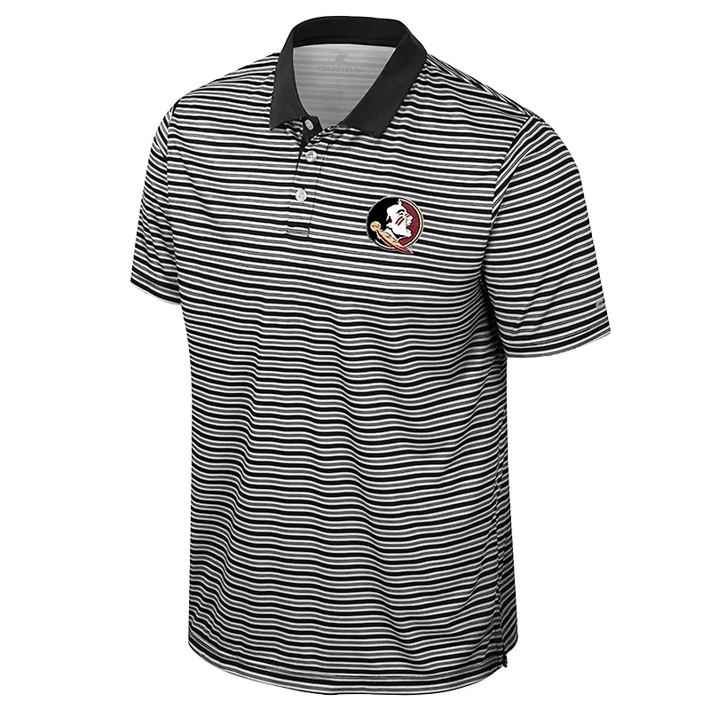 Colosseum Florida State Seminoles Striped Polo