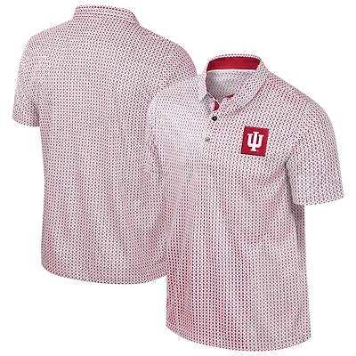 Colosseum Indiana Hoosiers Big  Tall Marty Rival Polo
