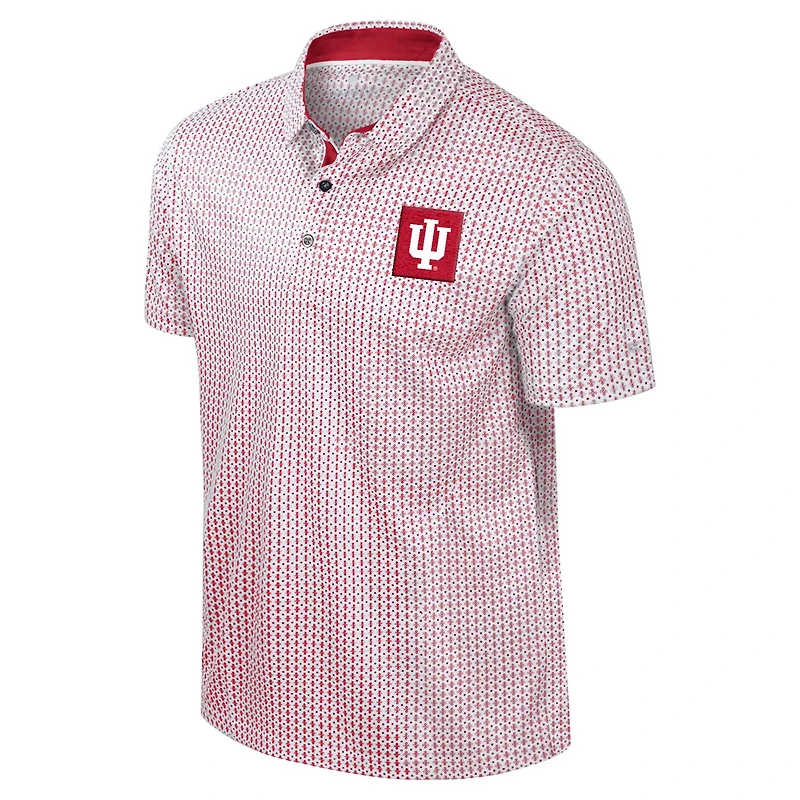 Colosseum Indiana Hoosiers Big  Tall Marty Rival Polo