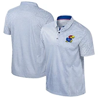 Colosseum Kansas Jayhawks Big  Tall Marty Rival Polo
