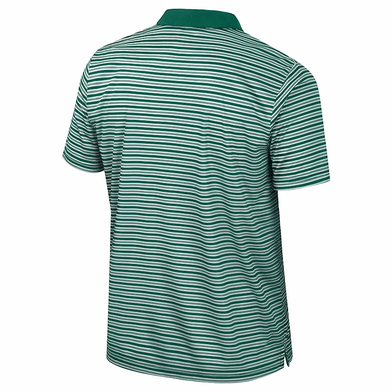 Colosseum Michigan State Spartans Striped Polo