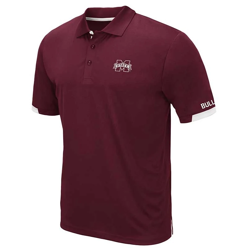 Colosseum Mississippi State Bulldogs Big  Tall Santry Polo