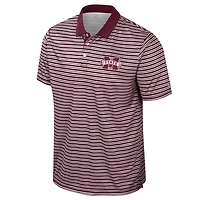 Colosseum Mississippi State Bulldogs Striped Polo