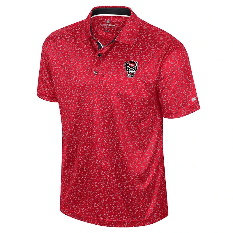 Colosseum NC State Wolfpack Sublimated Golf Polo