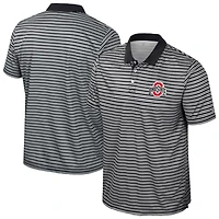 Colosseum Ohio State Buckeyes Striped Polo