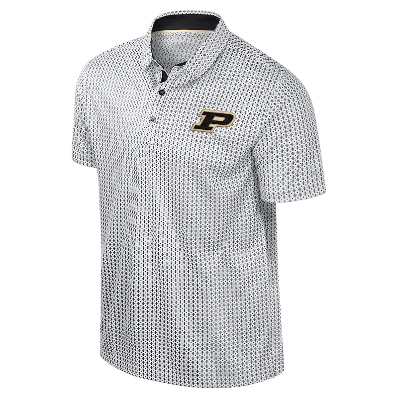 Colosseum Purdue Boilermakers Big  Tall Marty Rival Polo