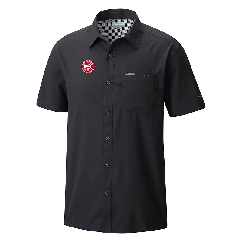 Columbia Atlanta Hawks Slack Tide Camp Button-Up Shirt