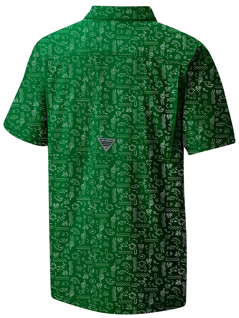 Columbia Baylor Bears Super Slack Tide Omni-Wick Button-Up Shirt