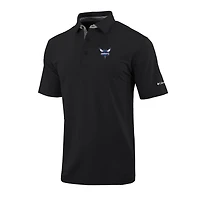 Columbia Charlotte Hornets Omni-Wick Even Lie Polo