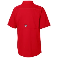 Columbia Detroit Pistons Omni-Wick Low Drag Offshore Button-Up Shirt