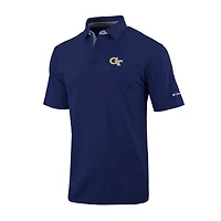 Columbia Georgia Tech Jackets Omni-Wick Even Lie Polo