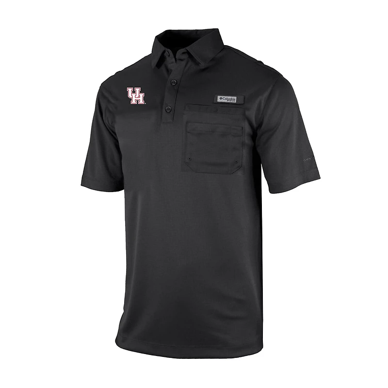 Columbia Houston Cougars Omni-Wick Flycaster Pocket Polo