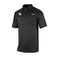 Columbia Houston Cougars Omni-Wick Flycaster Pocket Polo