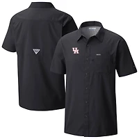 Columbia Houston Cougars Slack Tide Omni-Wick Button-Up Camp Shirt