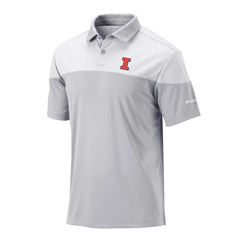 Columbia Illinois Fighting Illini Omni-Wick Best Ball Polo