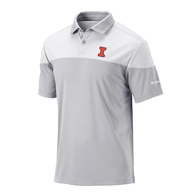 Columbia Illinois Fighting Illini Omni-Wick Best Ball Polo