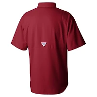 Columbia Iowa State Cyclones Tamiami Omni-Wick Button-Down Shirt